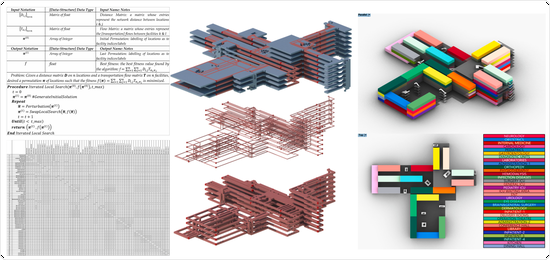 Hospital layout design renovation as a Quadratic Assignment Problem with geodesic distances